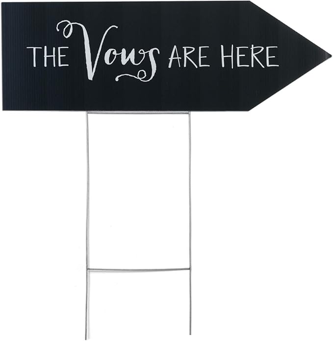 The Vow's Are There - Yard Sign