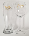 "Together Forever" Toasting Set with Gold Foil