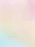True Colors Lined Stationery Set - 24 ct.