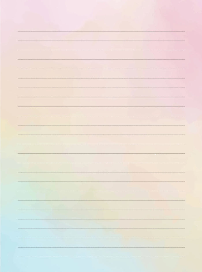 True Colors Lined Stationery Set - 24 ct.