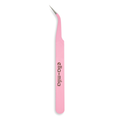 Pink curved-tip precision tweezer – ella+mila Tweezer