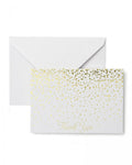 Value Pack Thank You Cards - 40 count - Gold Foil with Dots