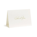 Value Pack Thank You Cards - 50 count - Ivory and Gold Foil Script