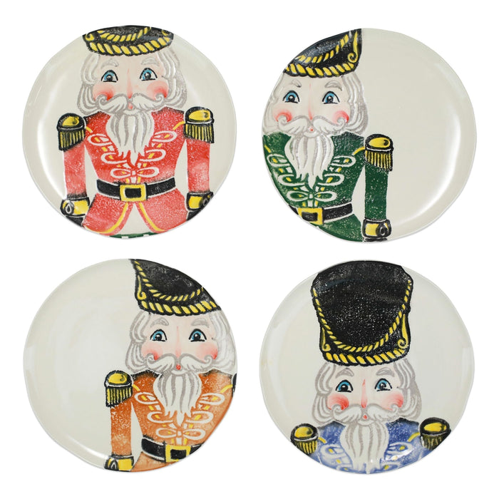 Vietri Nutcracker Dinner Plate, Green