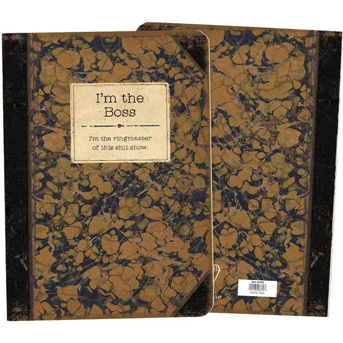Vintage Journal - I'm the Boss