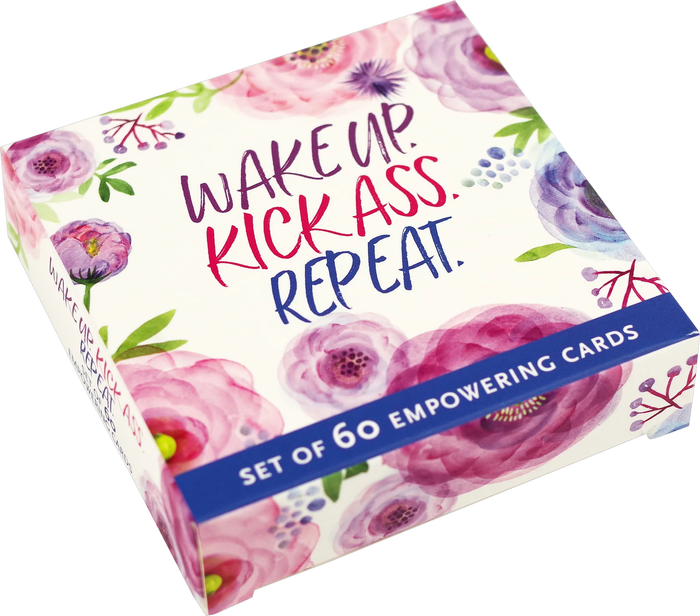 Wake Up. Kick A$$, Repeat - Set of 60 Cards