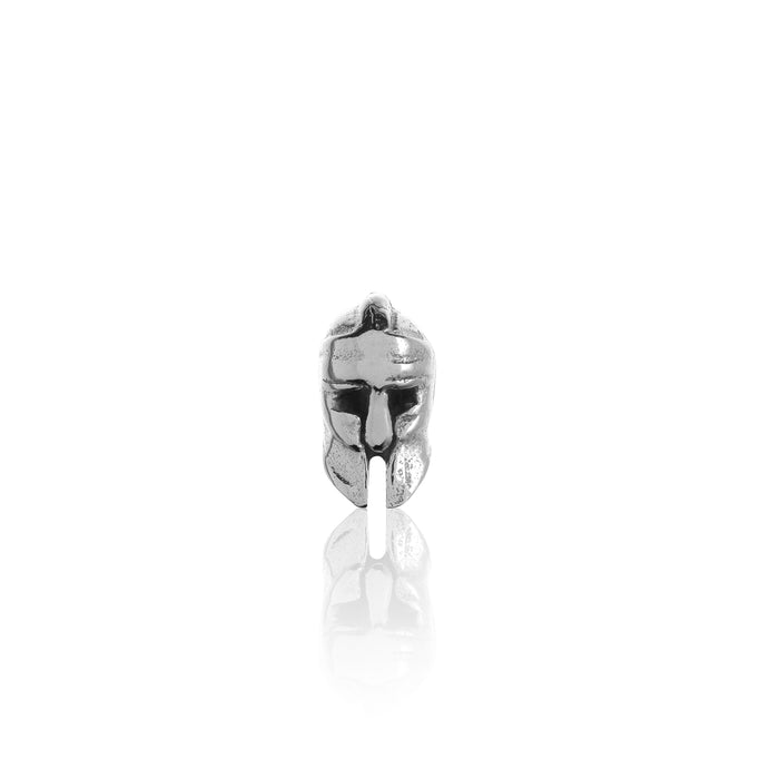 Warrior Helm Stud - Sterling Silver