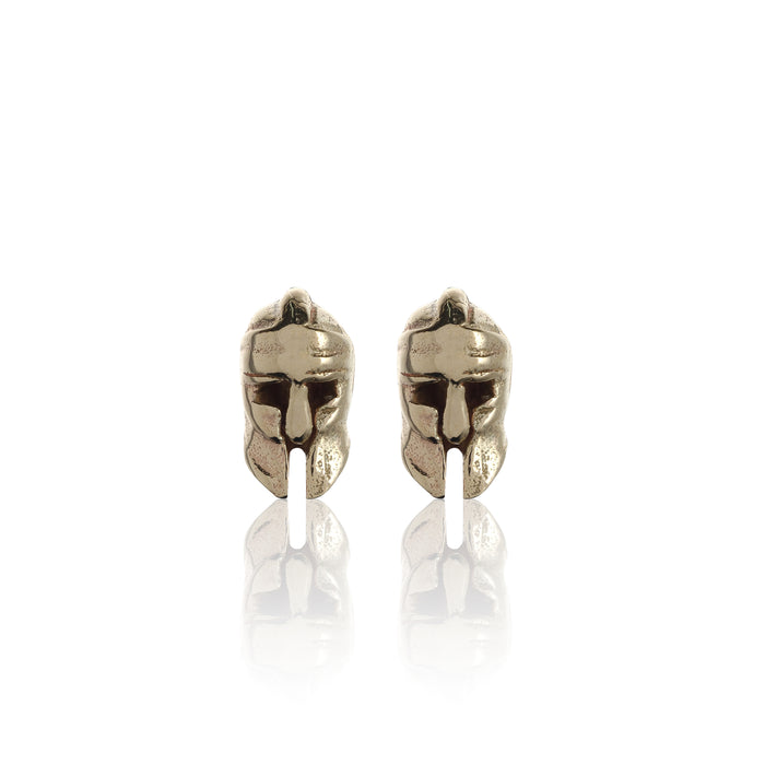 Warrior Helm Studs - Sterling Silver