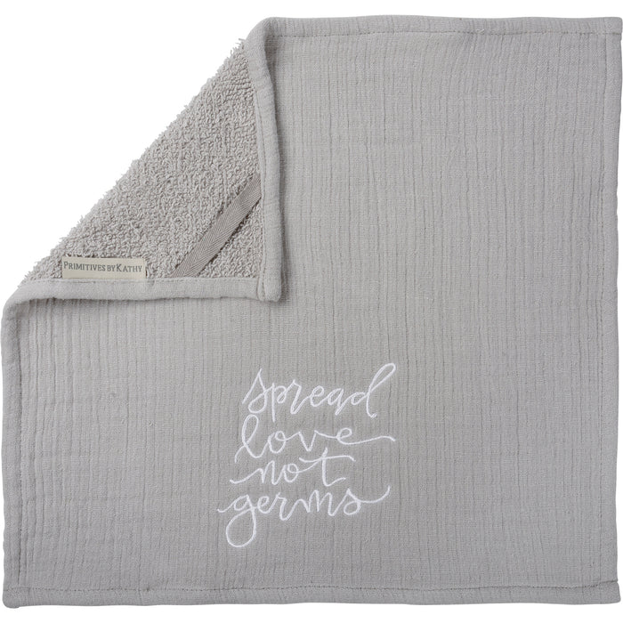 Washcloth - Spread Love Not Germs