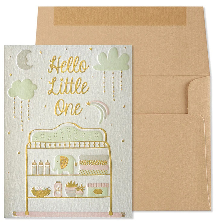 Welcome Baby Greeting Card - Hello Little One