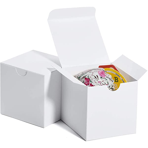 White Square Favor Boxes Value Pack - 100 ct.