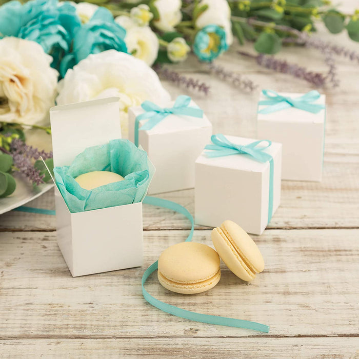 White Square Favor Boxes Value Pack - 100 ct.