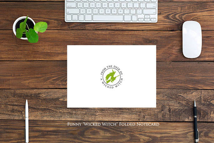 Wicked Witch  - 12 ct. Folded Notecards with envelopes