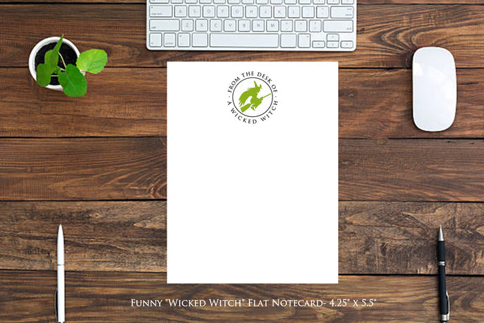 Wicked Witch - 18 ct. Flat Notecards with envelopes