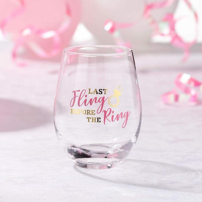 Wine Glass - Last Fling Before the Ring