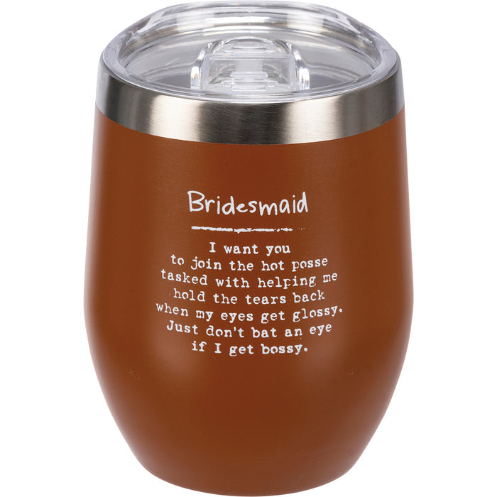 Wine Tumbler - Bridesmaid