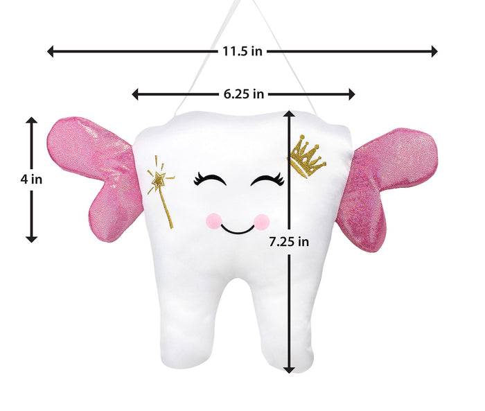 Winged Tooth Fairy Hanging Pillow