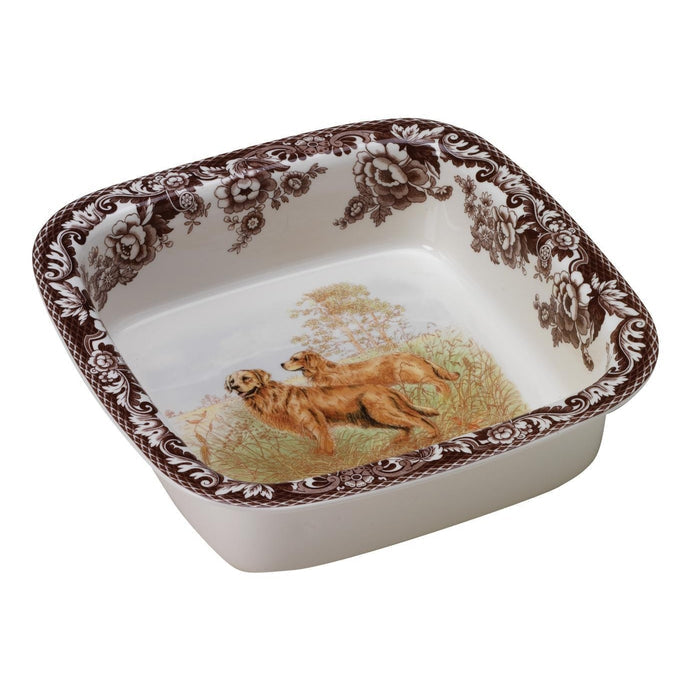 Woodland Accessory, Square Rim Dish, G. Retriever