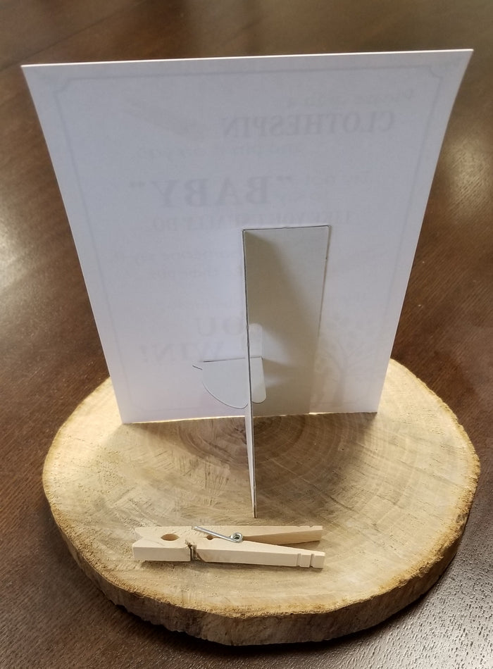 Woodland Baby Shower Clothespin Game