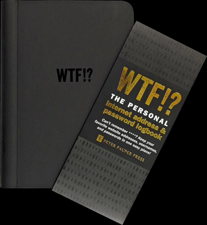 WTF!? The Personal Internet Address & Password Logbook