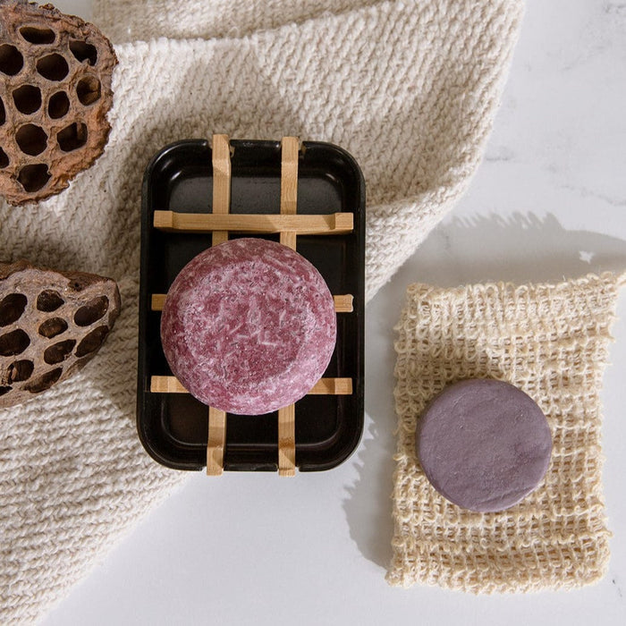 Lotus / Black Soap Dish